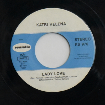 Single: Katri Helena - Lady Love / Palman mainingit