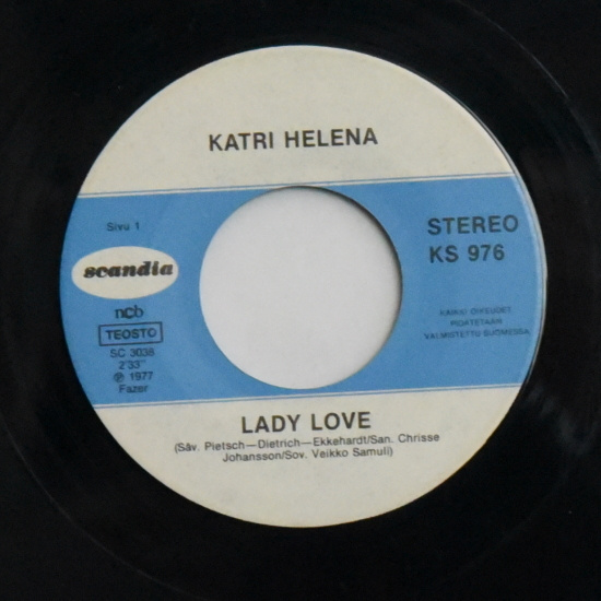 Single: Katri Helena - Lady Love / Palman mainingit
