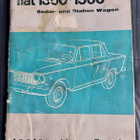 FIAT 1300 / 1500 SEDAN AND STATION WAGON OHJEKIRJA - pikkukuva 1