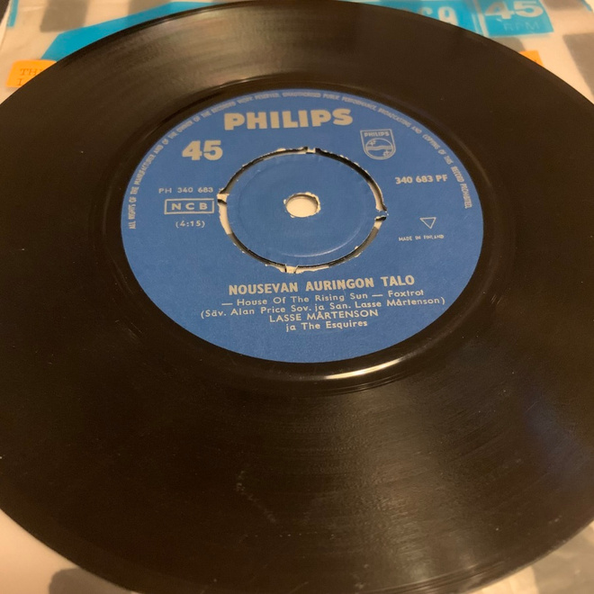 LASSE MÅRTENSON: Nousevan auringon… * Mene nyt ker* FIN 1964