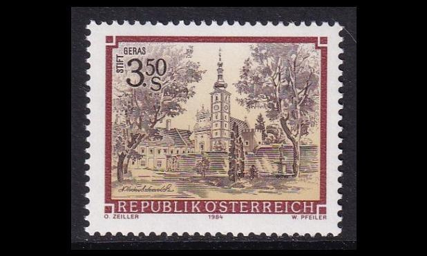 Itävalta 1768 ** Käyttösarja luostari 3.50 S (1984)