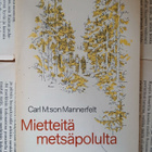Carl M:son Mannerfelt - Mietteitä metsäpolulta (nid.) - pikkukuva 1