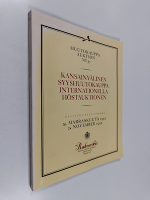 Huutokauppa auktion no 37 : kansainvälinen syyshuutokaupp...