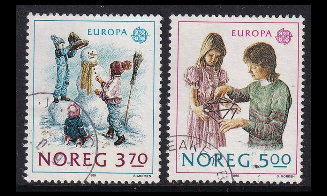 Norja 1019-20 o Europa lasten leikit (1989)