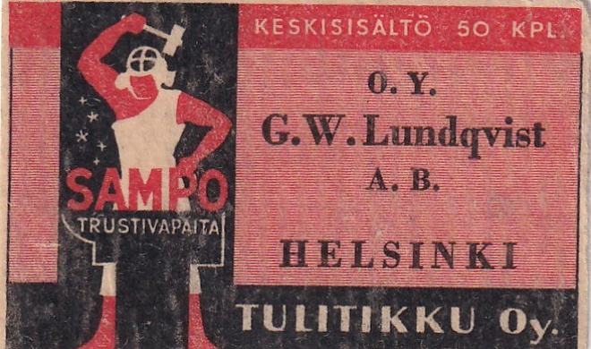 Helsinki, O.y G. W. Lundqvist Ab. Tulitikku Oy     b549