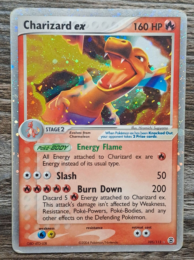 Charizard fire red & leaf green 105/112!