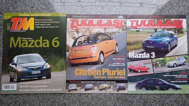 Tekniikan maailma / Tuulilasi - Mazda