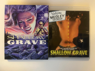 Shallow Grave (Blu-ray) Vinegar Syndrome (Slipcover) 1984