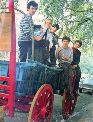 THE HOLLIES; FAB-lehden fanikuva