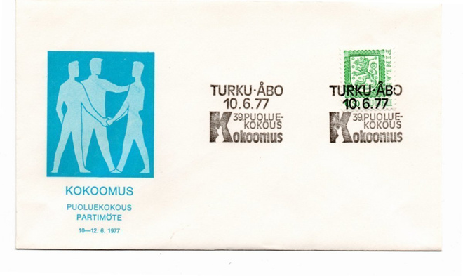 Turku: Kokoomuksen puoluekokous (10.6.1977)