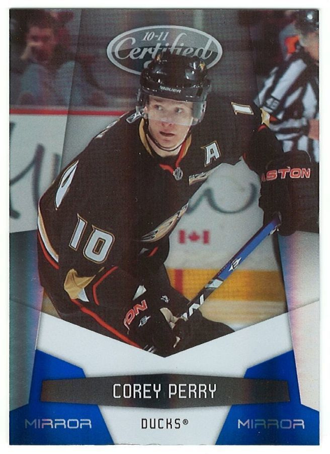 10-11 Certified Mirror Blue Corey Perry x/100 numeroitu
