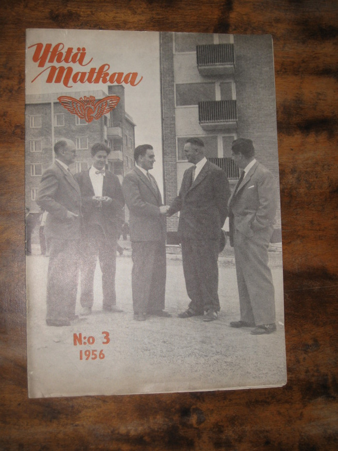 Ammattilehti Yhtä matkaa  nro 3 1956  VR