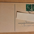 kukkakortti, ruusut kuvattu, kulkenut 1945 - pikkukuva 2