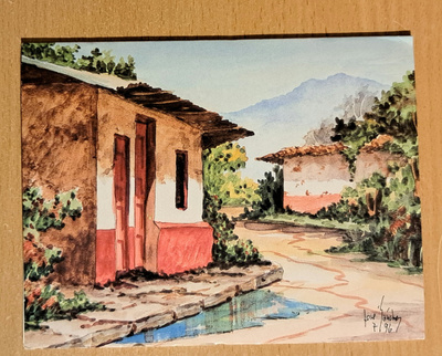 Jose Sanchez maalaus, kulkenut taittokortti 1997