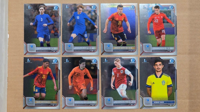 2022 Bowman Chrome Road to UEFA U21 Euros Soccer