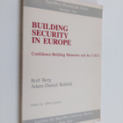 Rolf Berg : Confidence-building measures in Europe - pikkukuva 1