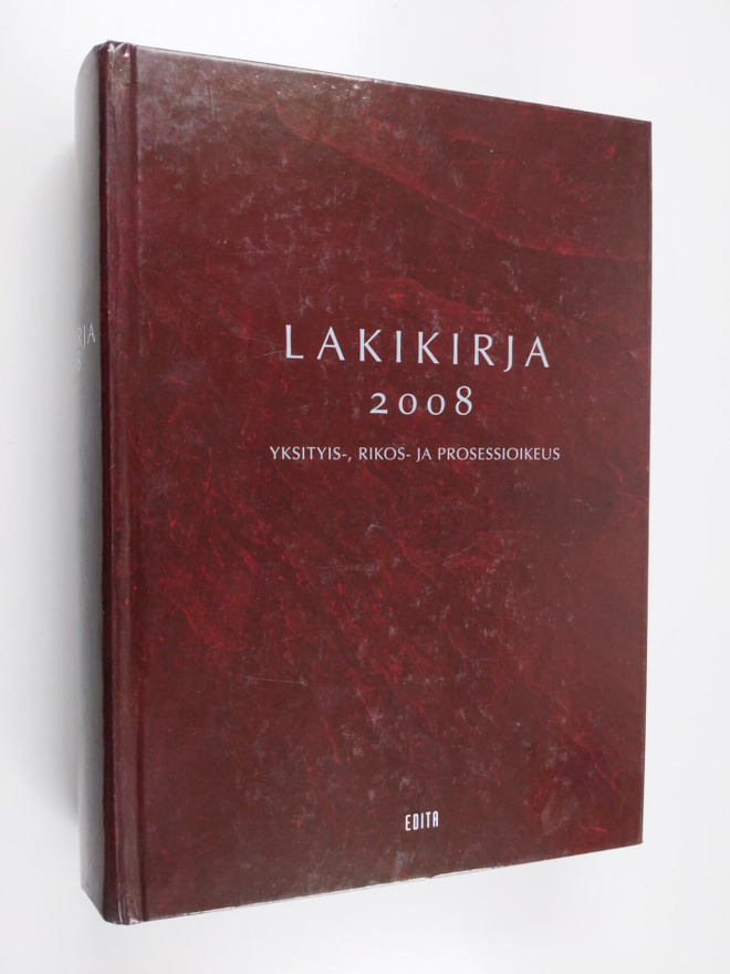 Lakikirja 2008 : yksityis-, rikos- ja prosessioikeus