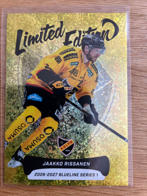 Jaakko Rissanen 2026/27 Blueline Limited LE-07 Yellow