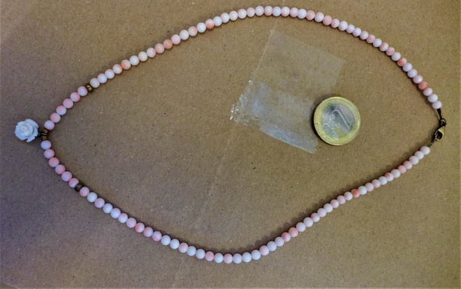 KORU  Helminauha upea pinkki koko n.4mm