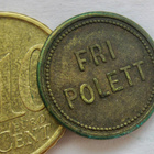 VANHA Poletti Fri Polett SOA Raitiotie Bussi Spårvägg Omnibu - pikkukuva 1