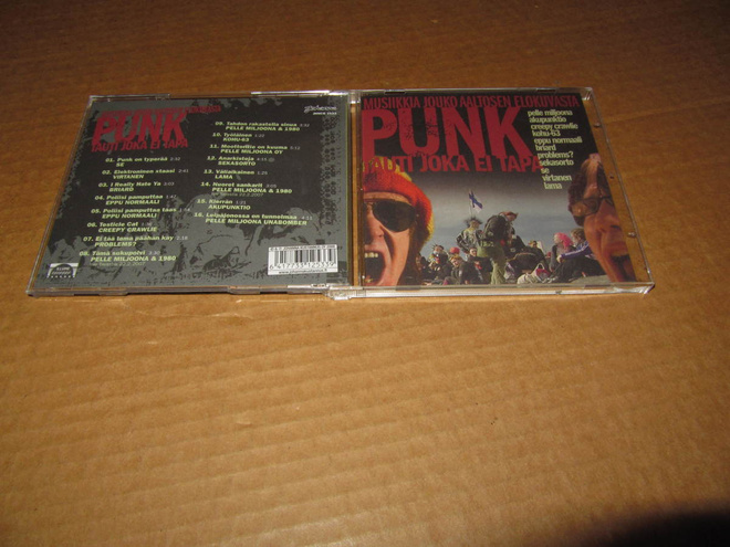 Musiikkia Elokuvasta -PUNK Tauti Joka Ei Tapa CD Pelle Milj.