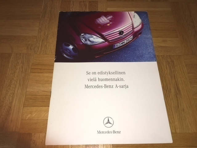 Esite Mercedes A-sarja W168, 1999
