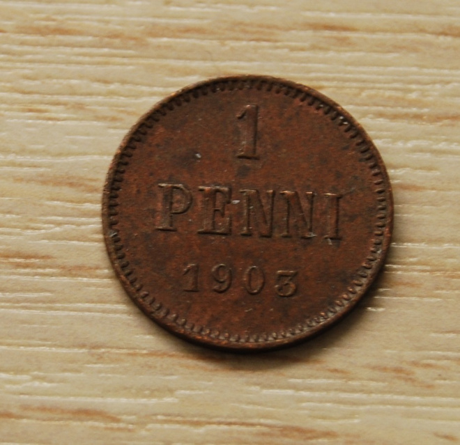 1 PENNI 1903 Nikolai II