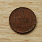 1 PENNI 1903 Nikolai II - pikkukuva 1