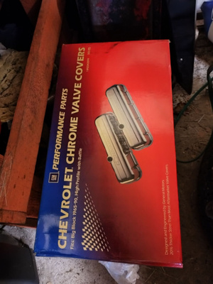 Chevrolet GM performance BB venttiilikopat chrome