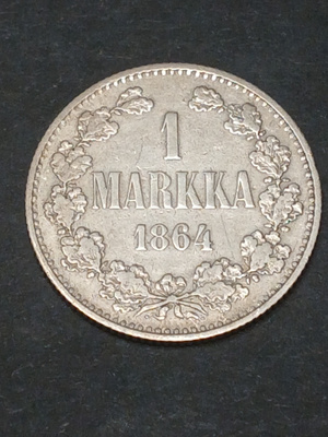 1 Markka 1864