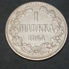 1 Markka 1864 - pikkukuva 1