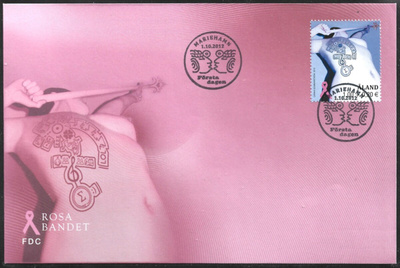 FDC Åland  2012  Roosa nauha  LaPe ÅL 359