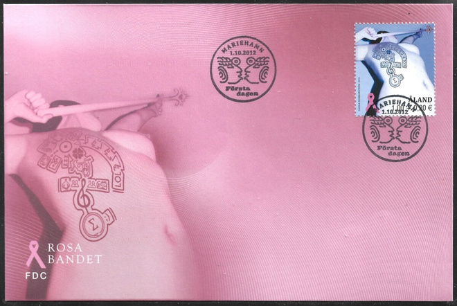 FDC Åland  2012  Roosa nauha  LaPe ÅL 359