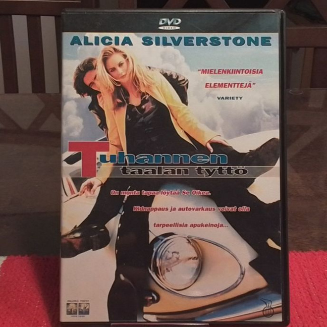 Tuhannen taalan tyttö dvd egmont 1997 Alicia Silverstone