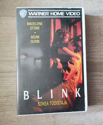 Blink Sokea todistaja VHS Madeleine Stowe Aidan Quinn