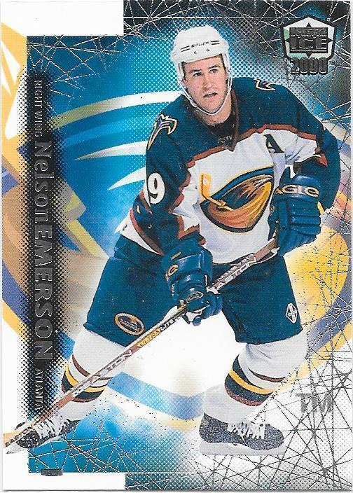 1999-00 Pacific Dynagon Ice #15 Nelson Emerson Atlanta Trash