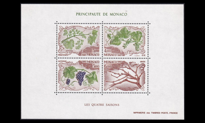 Monaco 1810-3BL36 ** Neljä vuodenaikaa luonto (1987)