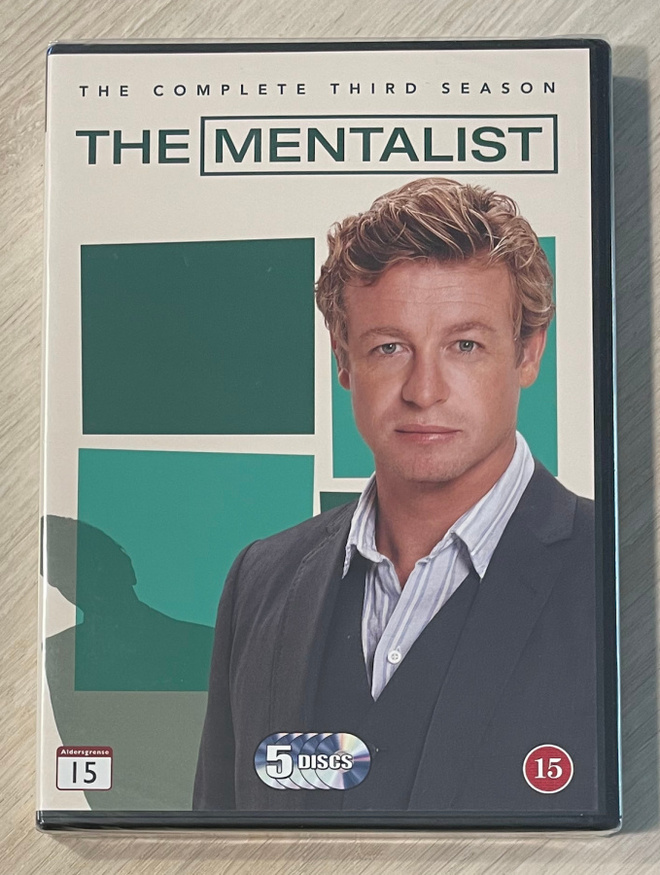 The Mentalist: Kausi 3 (5DVD) Simon Baker (UUSI)