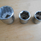 Voimahylsyt 2 x 32mm ja yksi 41mm. Biltema. - pikkukuva 1