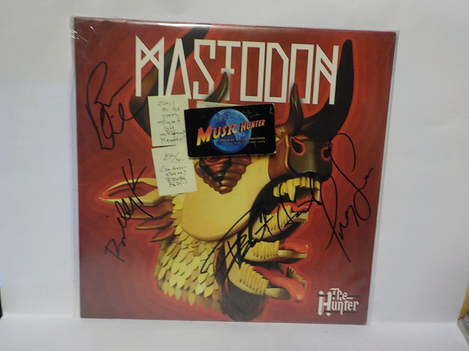 MASTODON - THE HUNTER EX-/M- EU 2011 1. PAINOS LP - NIMMARIT