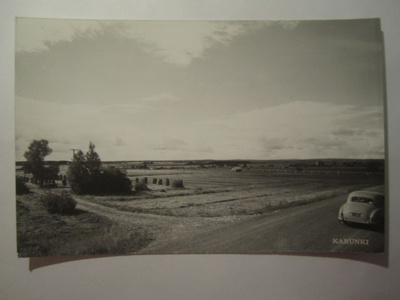 VANHA Postikortti Lappi Karunki 1950-l  Alkup.Mallikappale