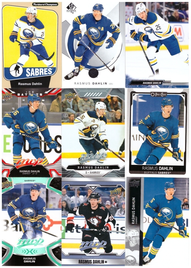 9 x RASMUS DAHLIN Buffalo Sabres