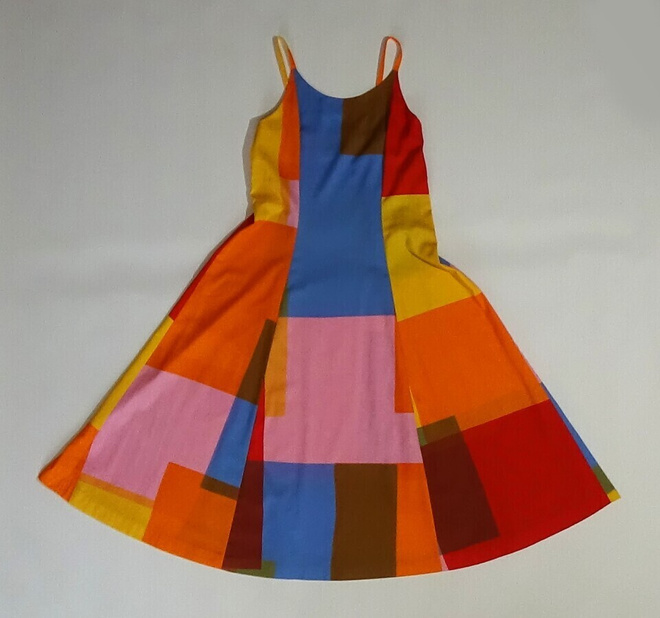 Marimekko vintage huikea värikäs väljä kesämekko