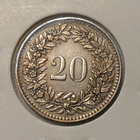 Switzerland. 20 rappen 1943. - pikkukuva 2