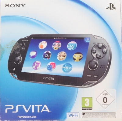 PS Vita Crystal Black Console (PCH-1004)
