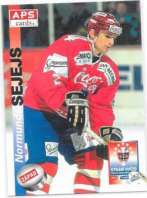 1997-98 APS #394 Normunds Sejejs Litvinov ex- KooKoo