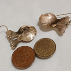 Vintage Kullattua Hopea korvakorut Sterling Silver - pikkukuva 5