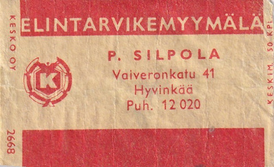Hyvinkää. P. Silpola , Kesko  , 5/12