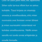 Arto Manninen (toim.): Sanoja onnesta - pikkukuva 3