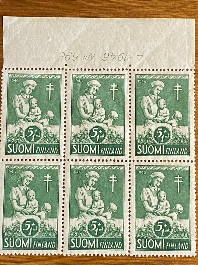 TUB 1946 5MK+1MK NUMERO KUUSILO**